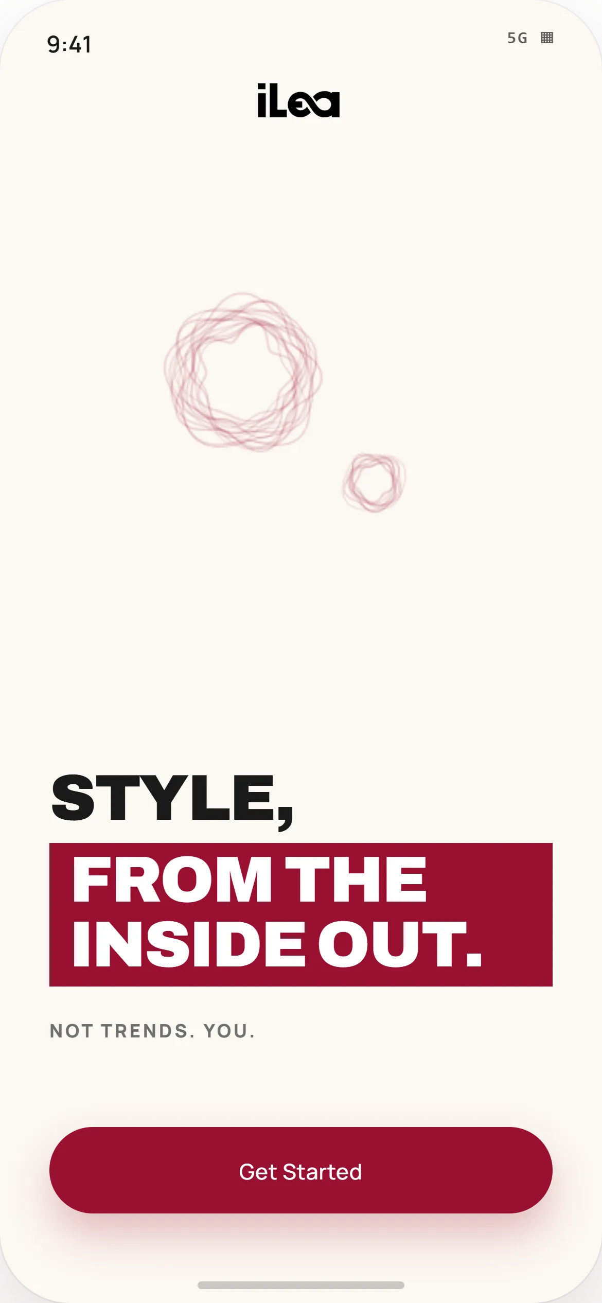 iLea app explaining why an outfit works for you